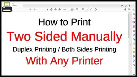 How to Manually Print Double Sided: A Detailed Insight with Q&A